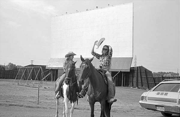 Grand River Drive-In Theatre - Old Picture (newer photo)